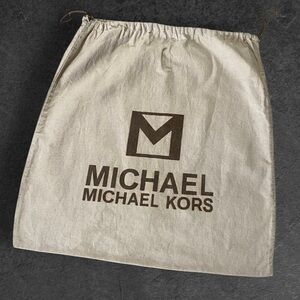 Michael Kors Canvas Dust Bag Tote Drawstring Large 21x21